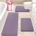 Ultra Soft Extra Large Lavender Bathroom Rug Set for Comfort