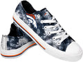 Dallas Cowboys Ladies Fashion Glitter Low Top Canvas Sneakers - Fan