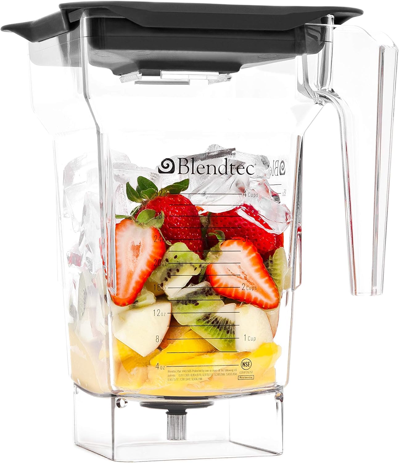 Blendtec 2 Qt. Commercial Blender Jar | Vented Lid