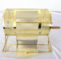 Yuanhe Deluxe Brass Plated Raffle Ticket Drum (Small) - Durable Gold