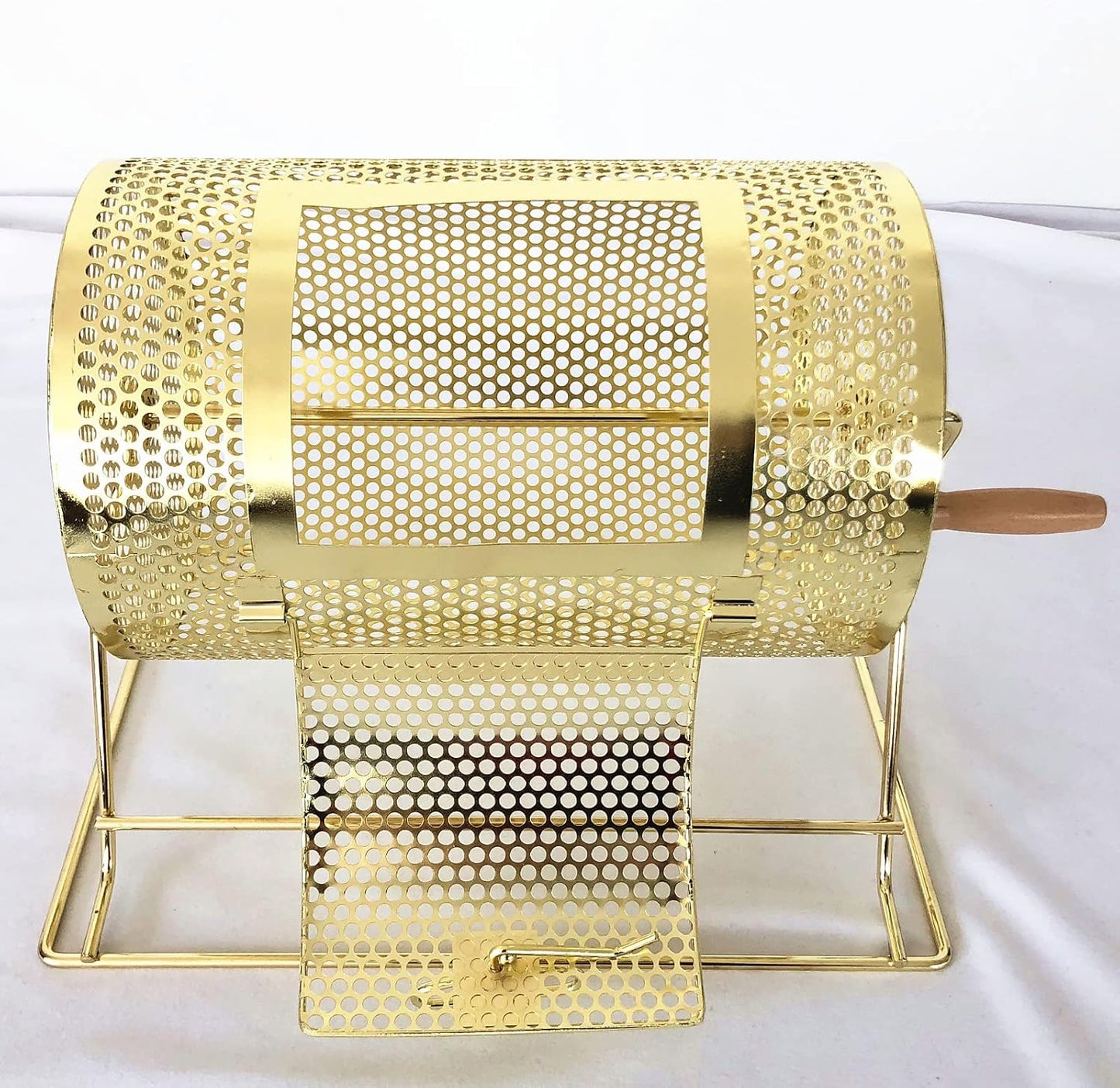 Yuanhe Deluxe Brass Plated Raffle Ticket Drum for Events