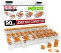 WAGO 221 Lever Nuts 90pc Compact Splicing Connector Assortment