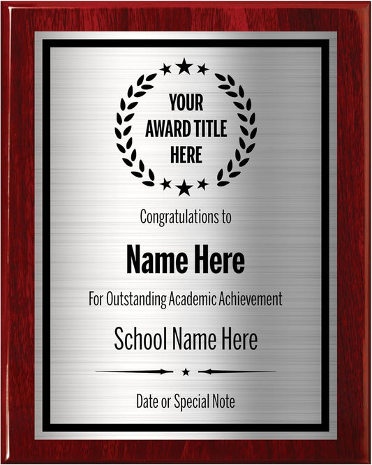 Custom Award Plaque for Employee Recognition and Retirement Gifts