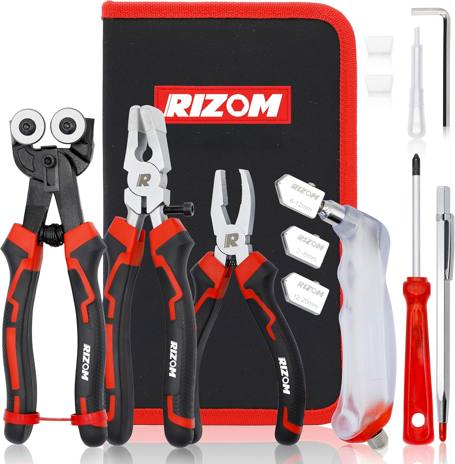 Rizom Glass Cutting Tool Kit for Stained Glass and Tiles