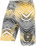 Zubaz NFL Z88 Zebra Short - Bold Team-Color Fan Short