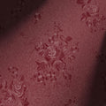 Retro Red Floral Embossed Peel and Stick Wallpaper - Vintage Textured