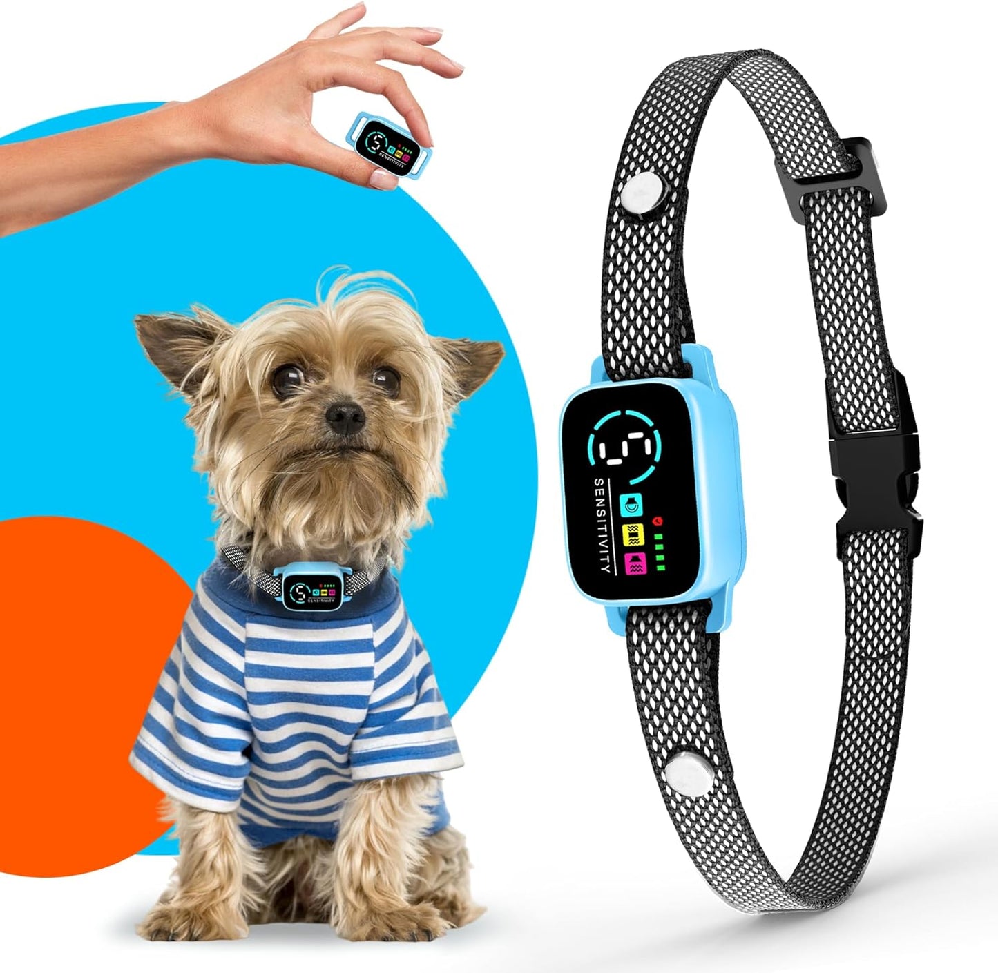 Bark Collar for Small Dogs with AI Chip - No Shock Training