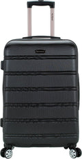 24-In Expandable Hardside Spinner Luggage - Black Carry-On