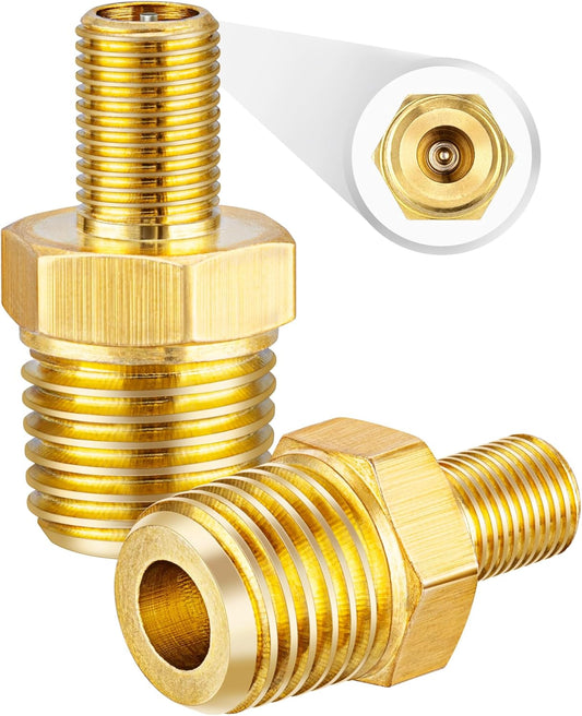 Effortless Tire Inflation with Brass Adapter Set