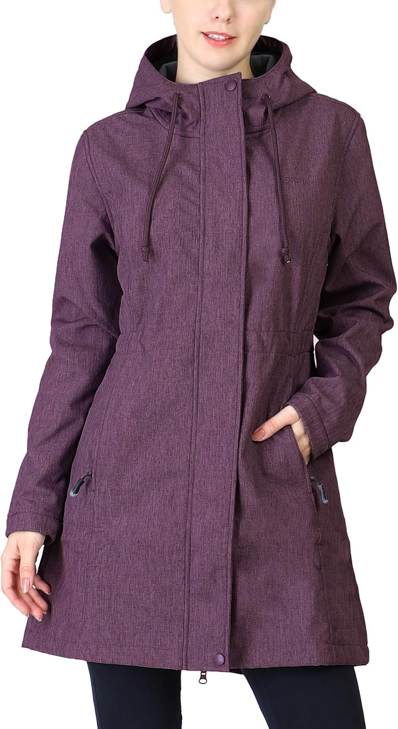 33,000ft Women's Softshell Long Jacket: Warm & Waterproof
