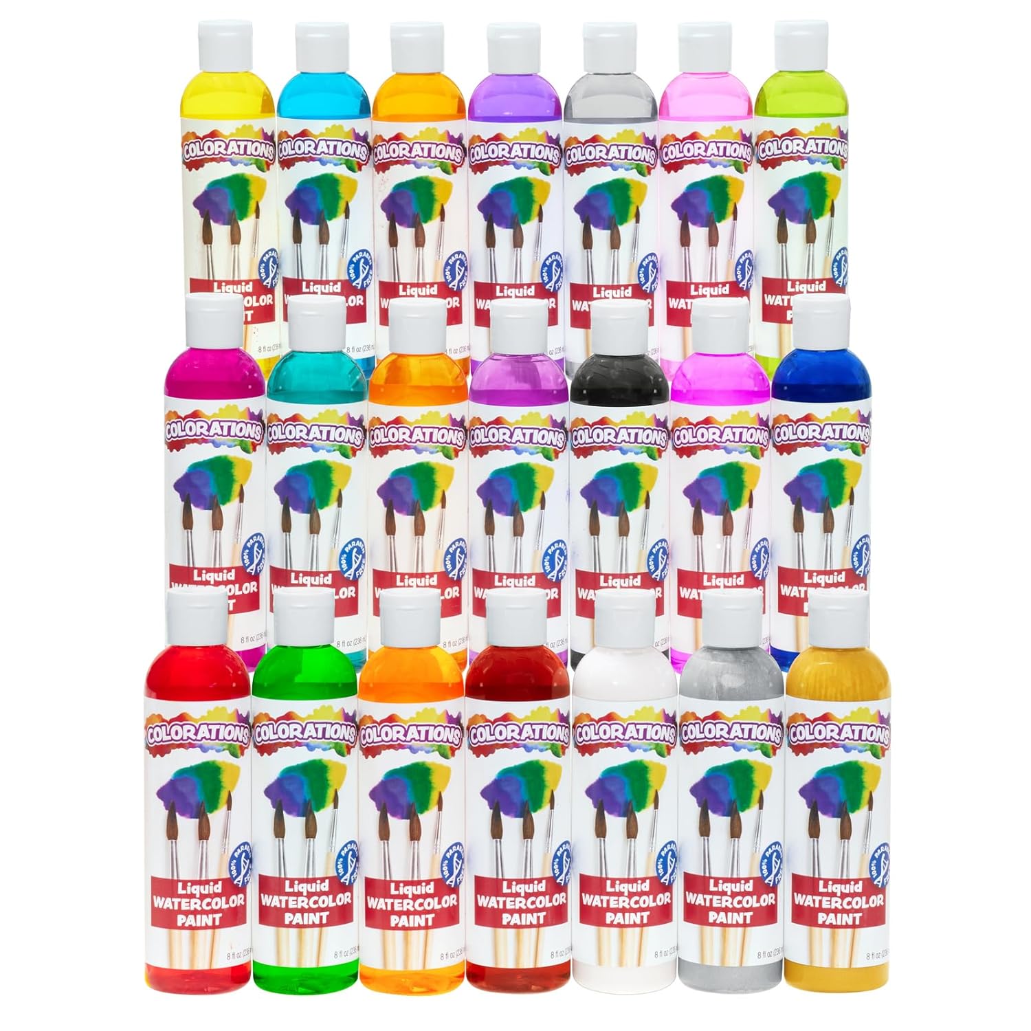 Colorations Liquid Watercolor Paints for Arts and Crafts Fun