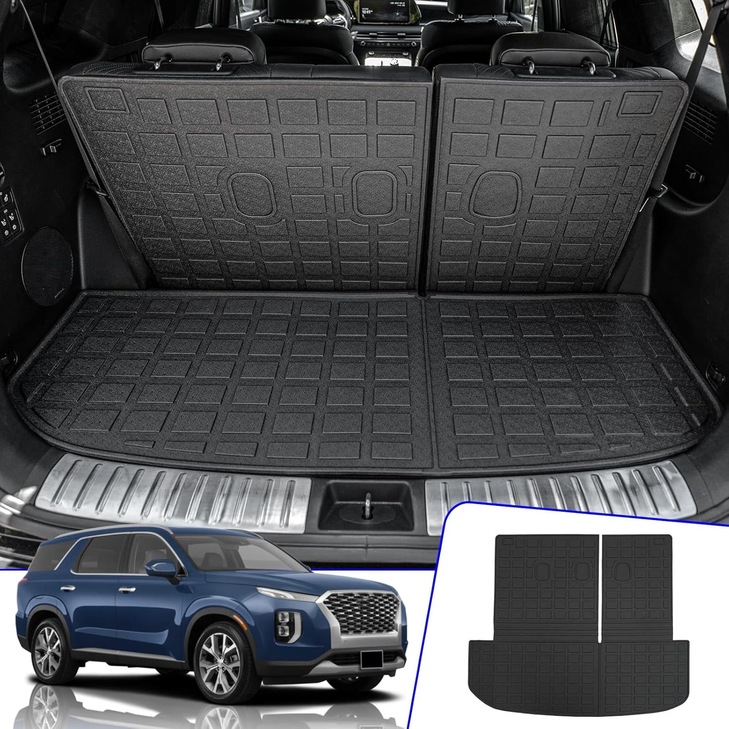 Rongtaod Cargo Mat for Hyundai Palisade 2020-2025 Trunk Protection