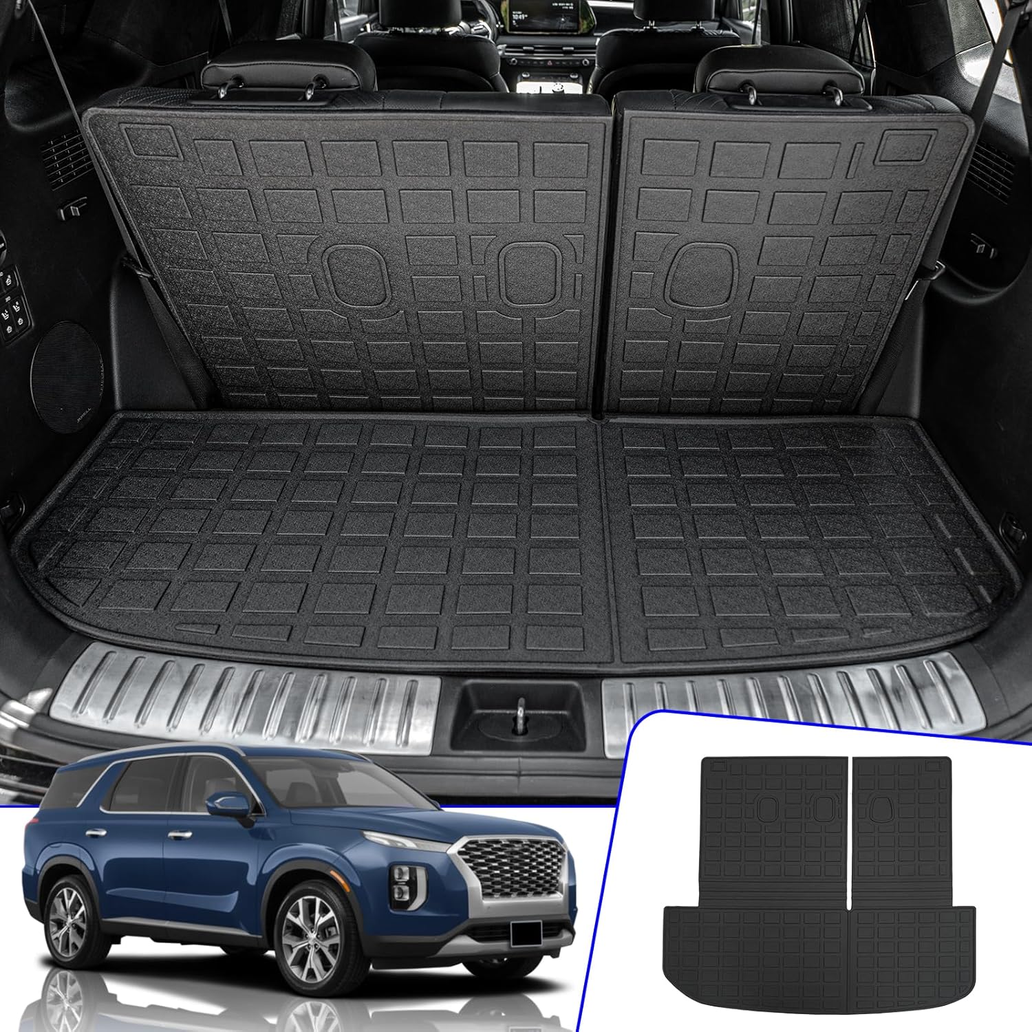 Rongtaod Cargo Mat for Hyundai Palisade 2020-2025 Trunk Protection