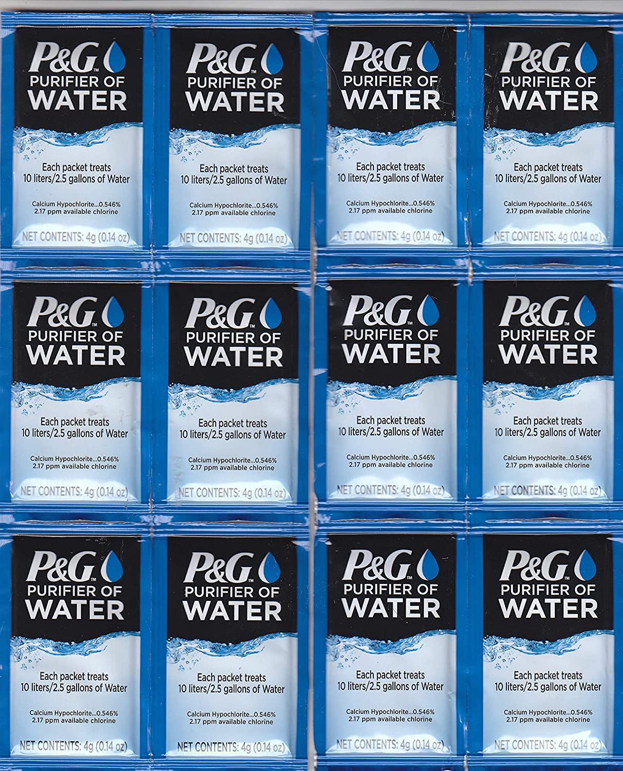 P&G Water Purifier Packets: Purify Anywhere for Safe Drinking