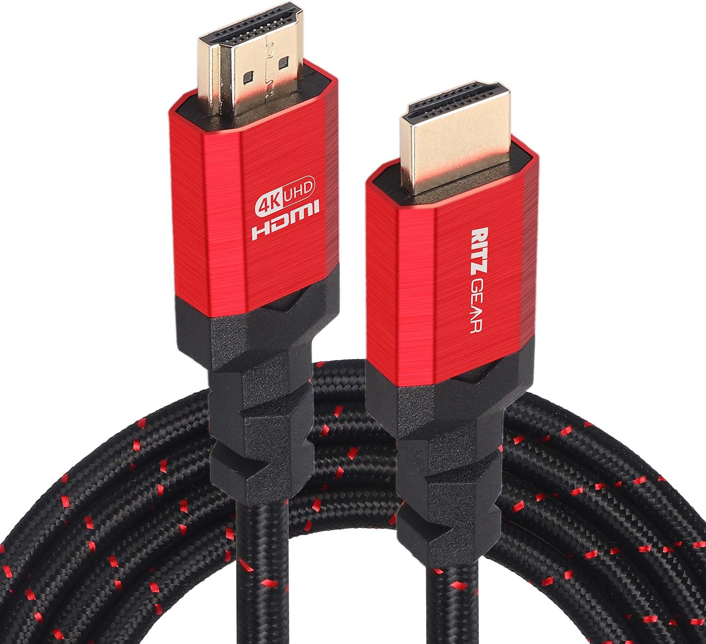 4K HDMI 2.0 Cable 3 ft - Ultra High Speed Braided Nylon