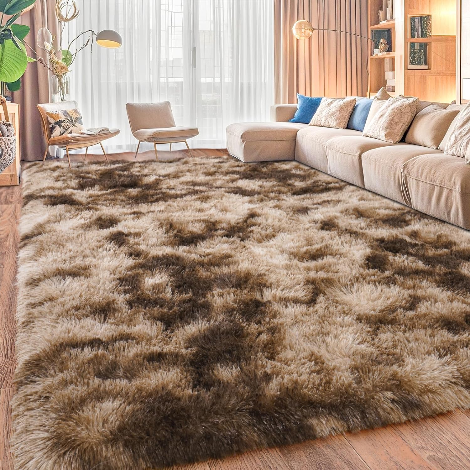 Soft Shaggy Rugs Fluffy Rug for Living Room and Nursery Decor
