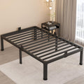 MAF 18 Inch Twin Bed Frame with Round Corner Legs - Heavy Duty Support