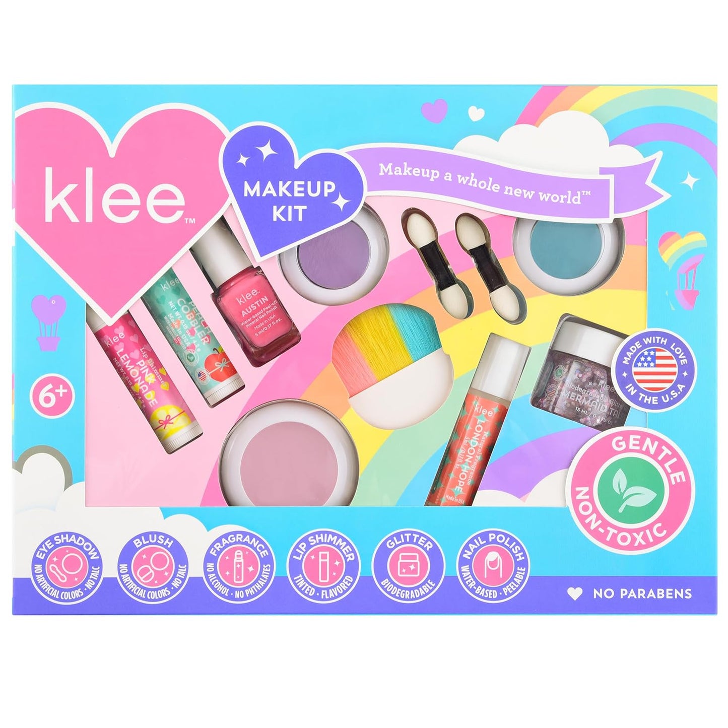 Luna Star Klee Ultimate Makeup Kit for Kids - Gentle and Non-Toxic