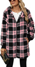 Oversized Sherpa Jacket Fleece Zip Up Coat - Warm, Cozy Layer