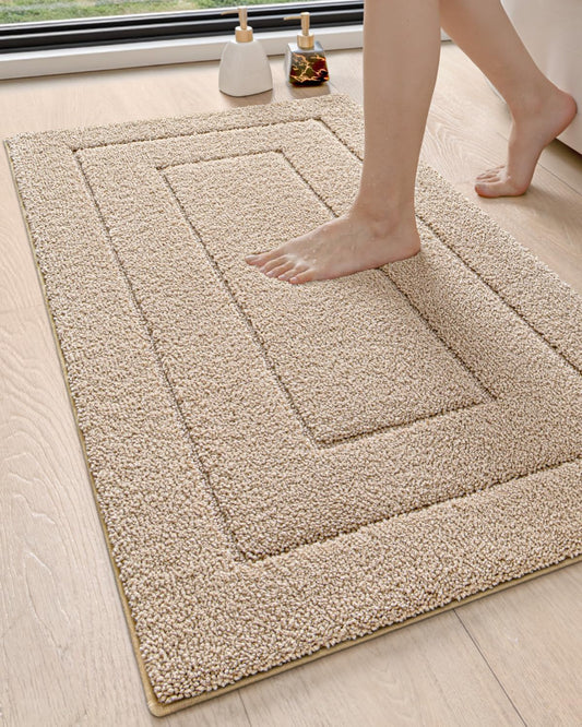 DEXI Bathroom Rug 43x24 Non Slip Washable Bath Mat for Shower