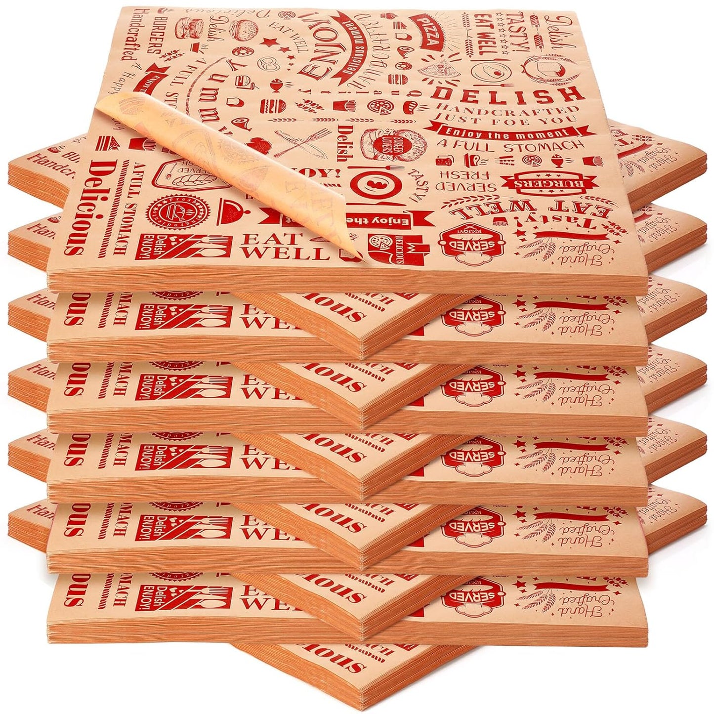 Deli Wax Paper Sheets for Food Wrapping and Baking Needs