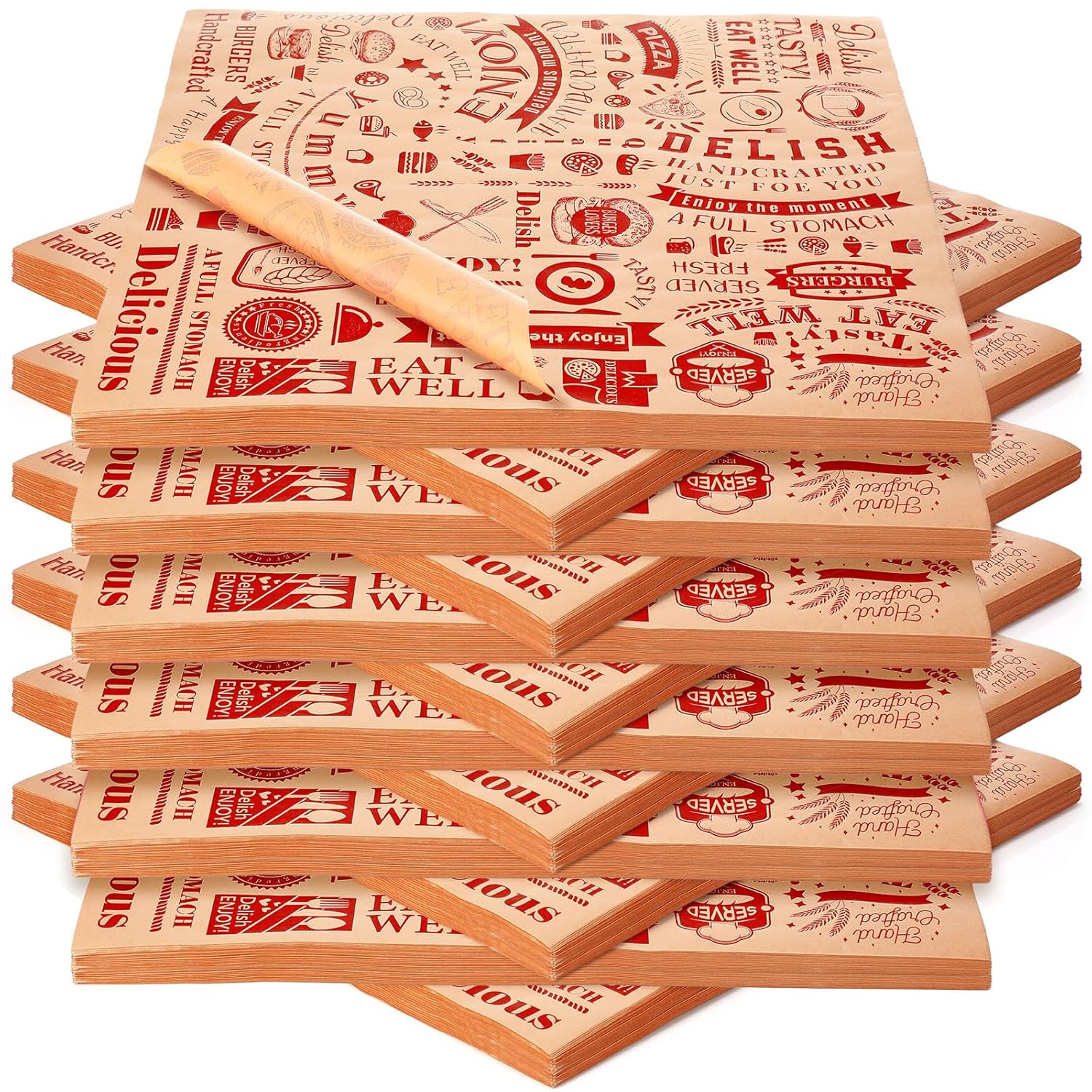 Deli Wax Paper Sheets for Food Wrapping and Baking Needs