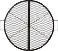 VEVOR X-Marks Fire Pit Grill Grate 36 in - Foldable Campfire Cooking