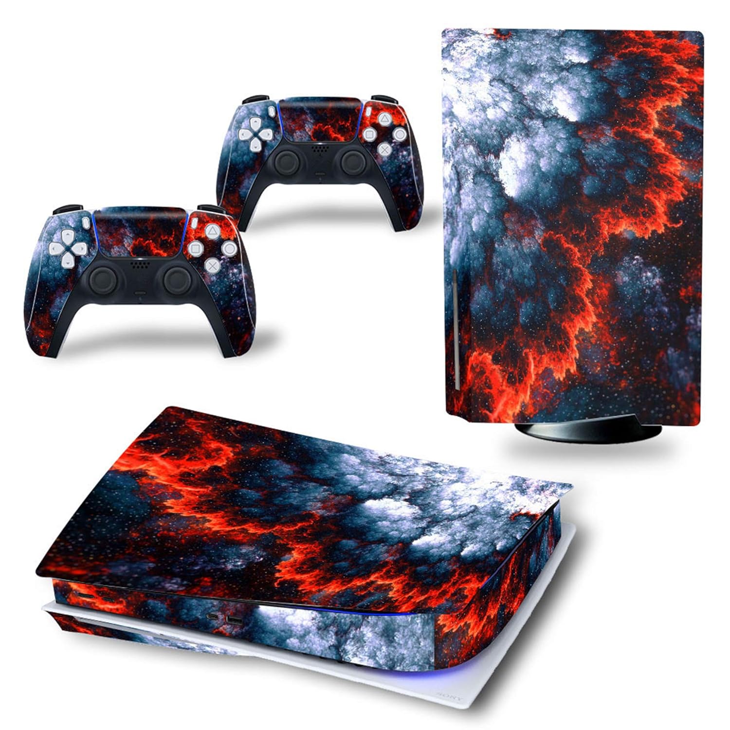Colorful Magma PS5 Skin Set by Teiyii