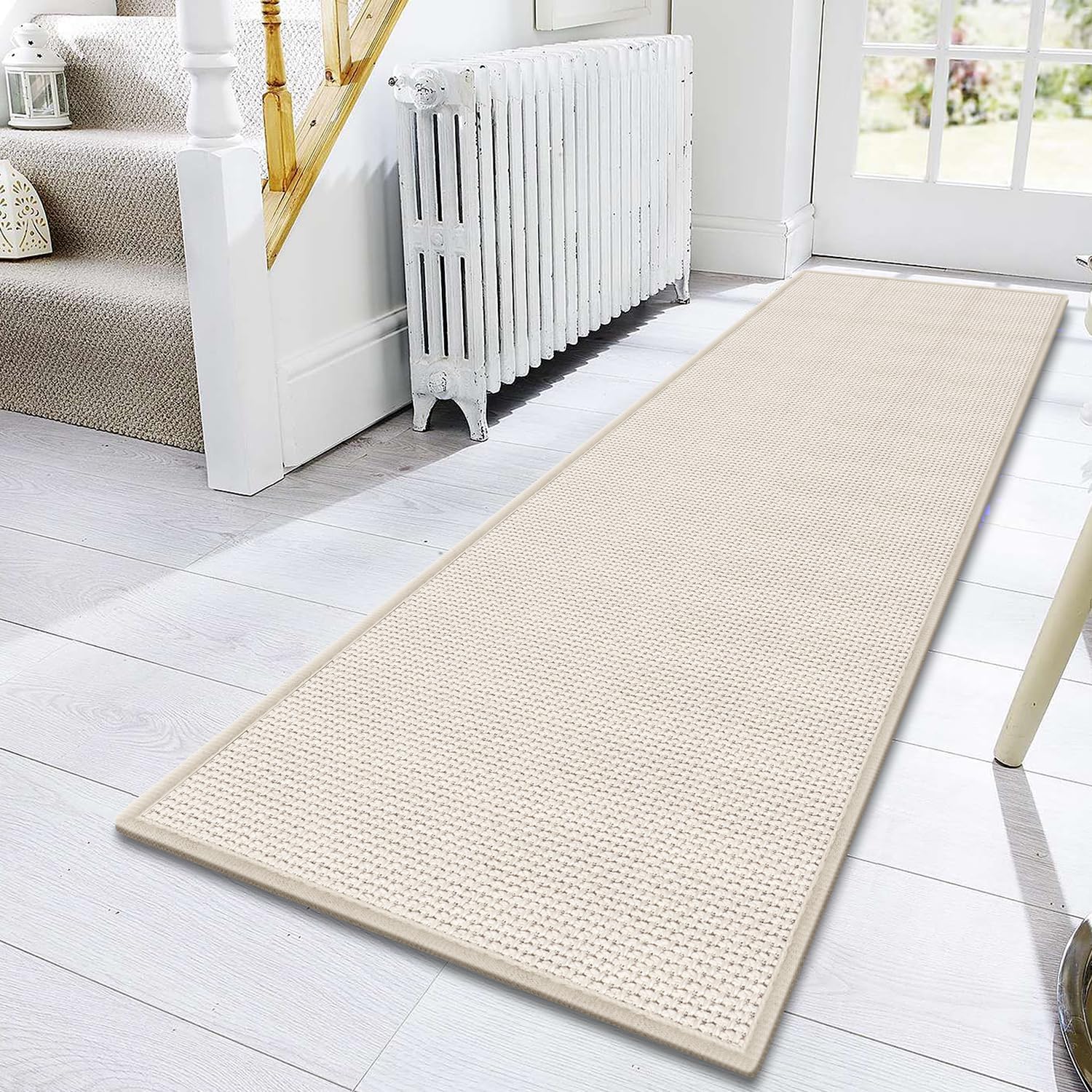 GOYLSER 10 ft Washable Runner Rug for Hallway and More