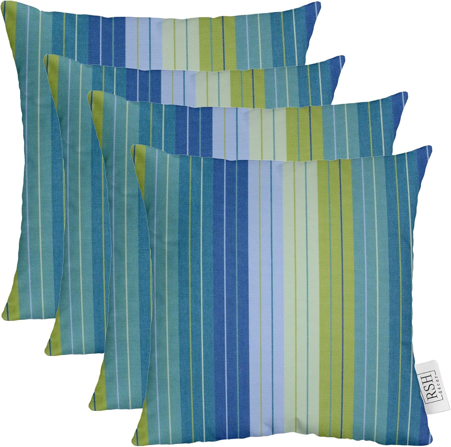 Sunbrella Square Throw Pillows Set of 4 for Outdoor Comfort