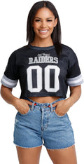 NFL Women's Fashion Mesh Crop Top by FOCO for Fun Game Days
