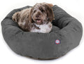52 Inch Suede Dog Bed by Majestic Pet for Cozy Calming Comfort