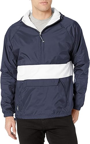 Charles River Apparel Wind & Water-Resistant Pullover Rain Jacket