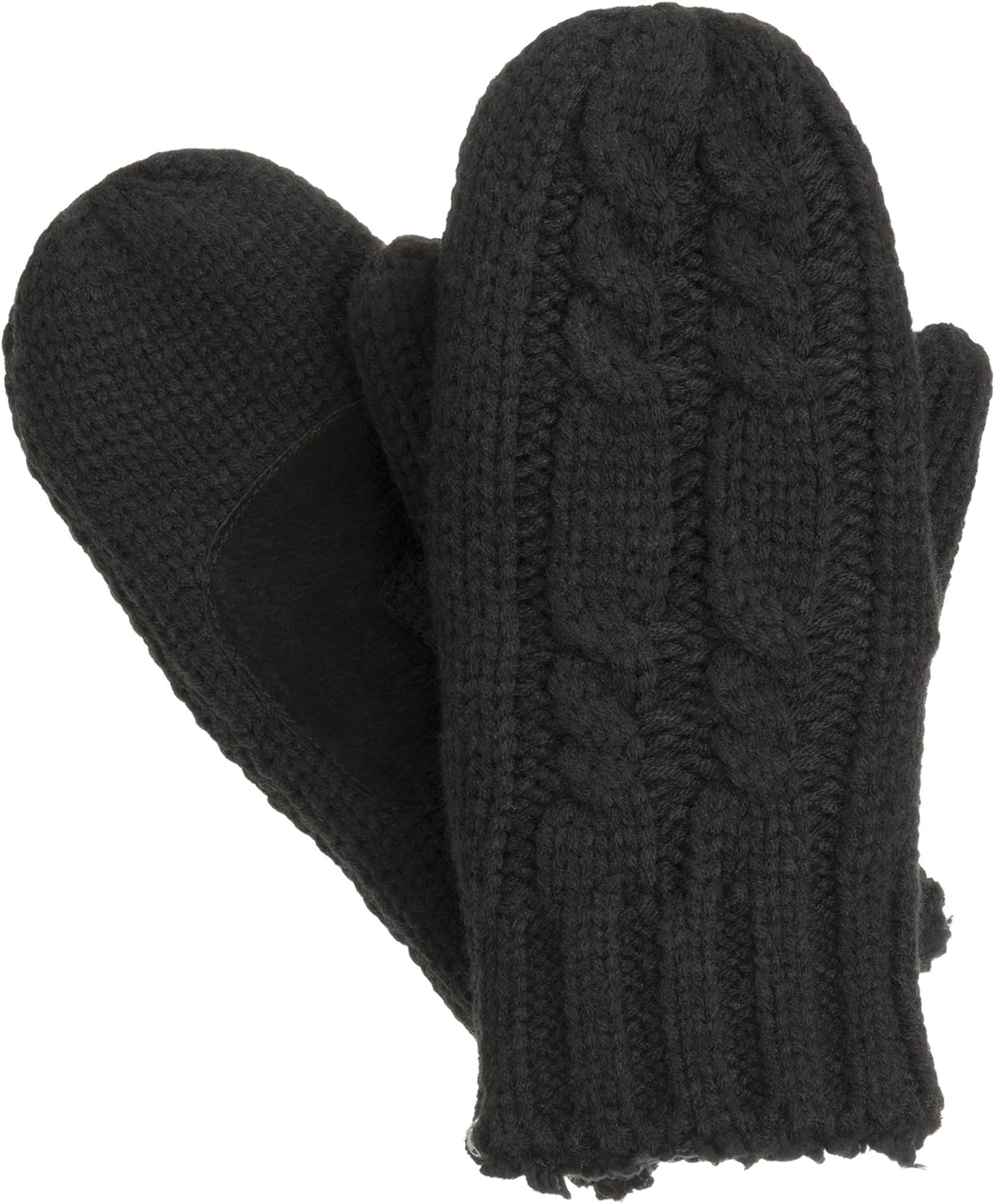 Cozy isotoner Cable Knit Sherpasoft Mittens