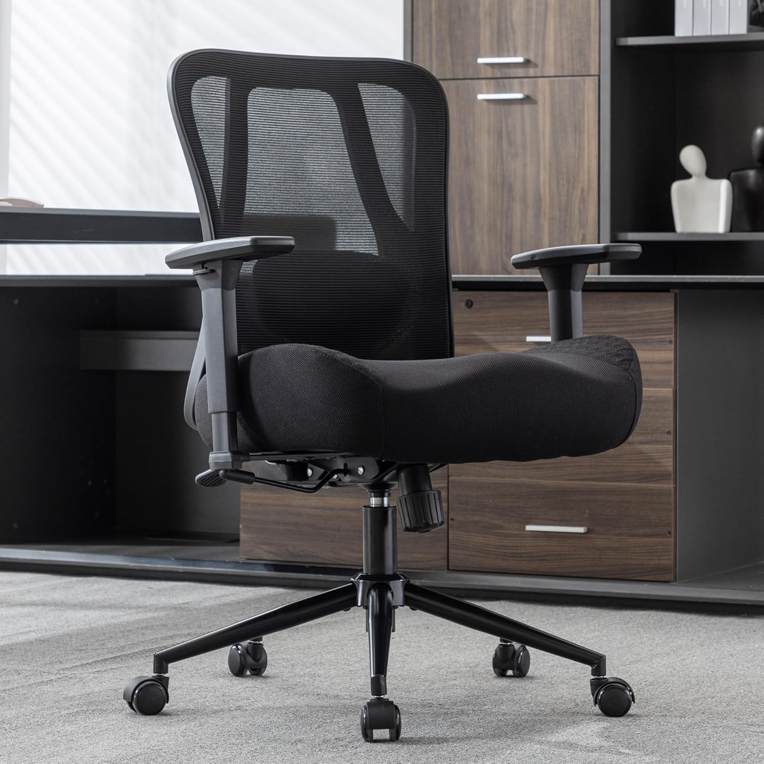 Okeysen Big and Tall Office Chair for Heavy People, 500 LBS
