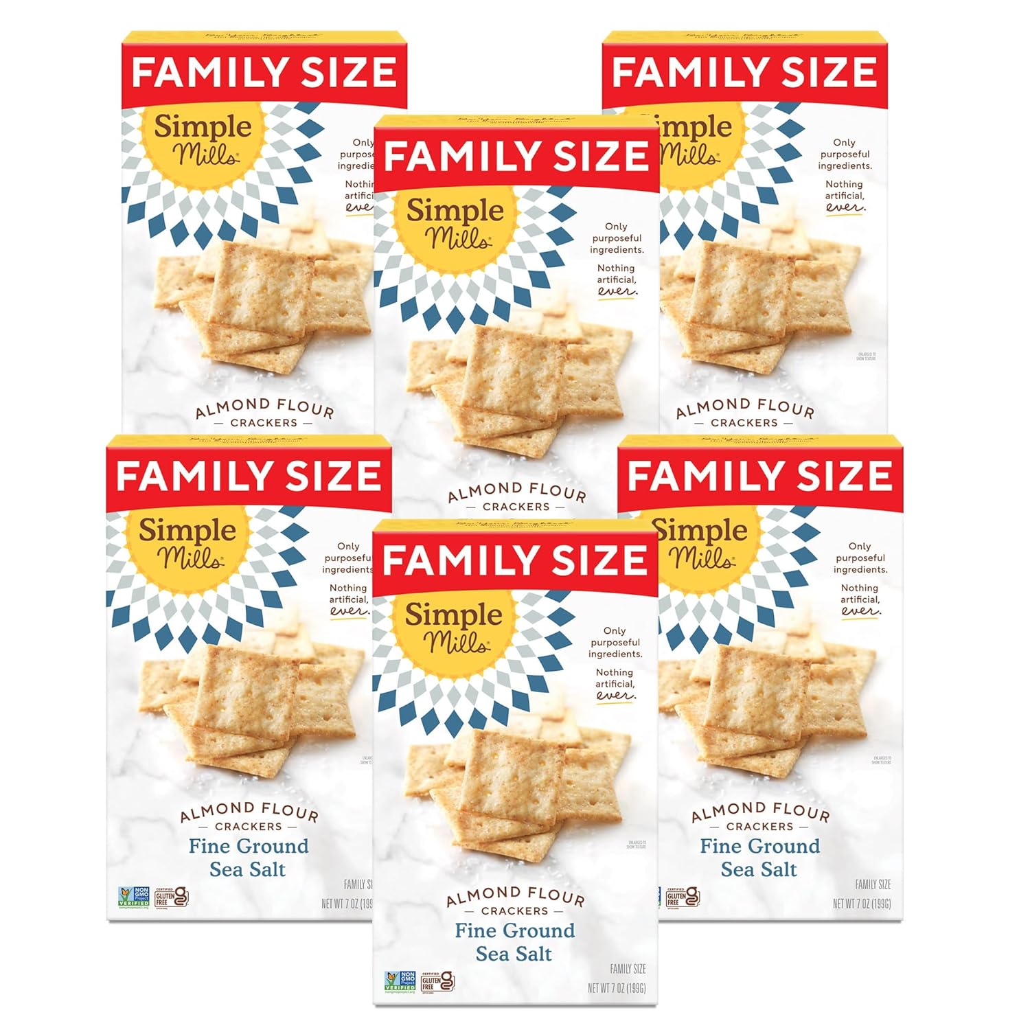 Simple Mills Almond Flour Crackers - Healthy Gluten Free Snack