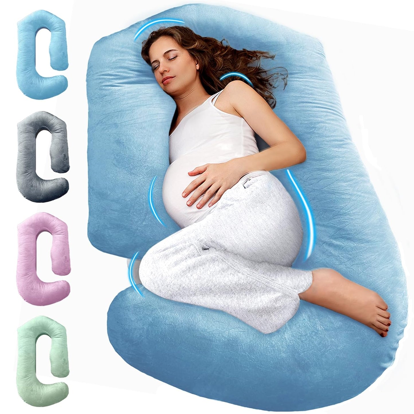 PILLANI Pregnancy Pillows for Sleeping - Ultimate Comfort & Support