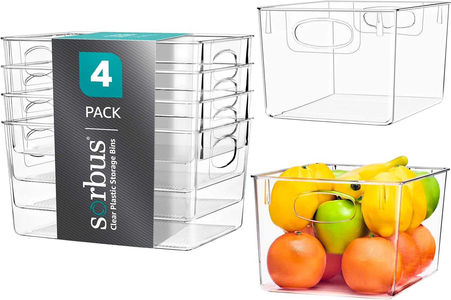 Clear Plastic Storage Bins for Versatile Home Organization