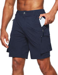 Pudolla Men's Hiking Cargo Shorts Quick Dry Outdoor (Style VBH2)