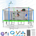 16FT Outdoor Trampoline with Basketball Hoop and Net - Ultimate Bounce