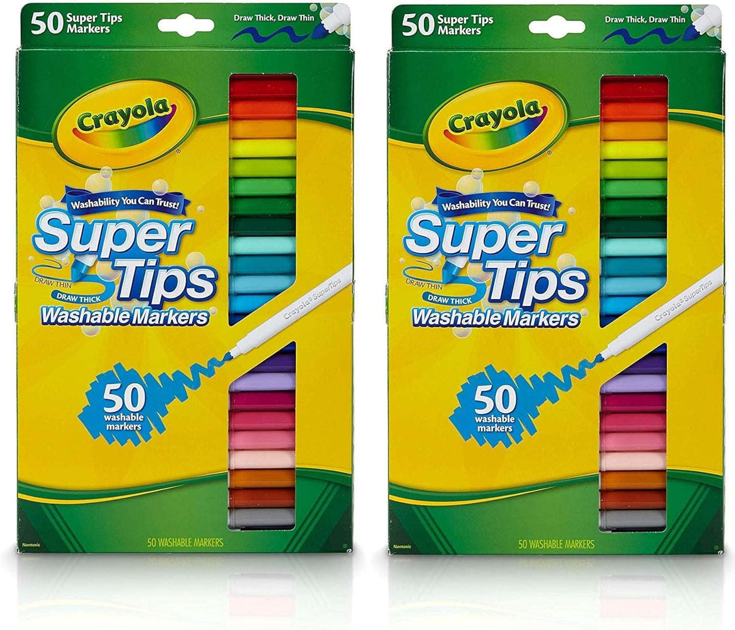 Crayola Super Tips Markers - 50 Count Washable Markers