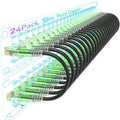 Cat6a Patch Cables Slim 15ft 24 Pack - Flexible 10G Ethernet