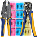Crimping Tool For Heat Shrink Set with 200PCS Butt Connectors