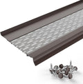 Micromesh 6 in Gutter Guards 35 ft Musket Brown - Contractor Grade
