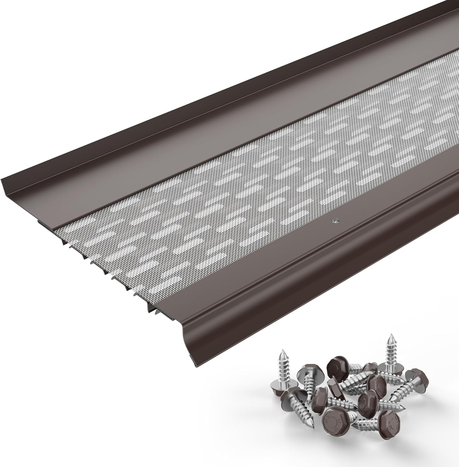 Micromesh Gutter Guards for Leaf Protection, 35 Feet Long