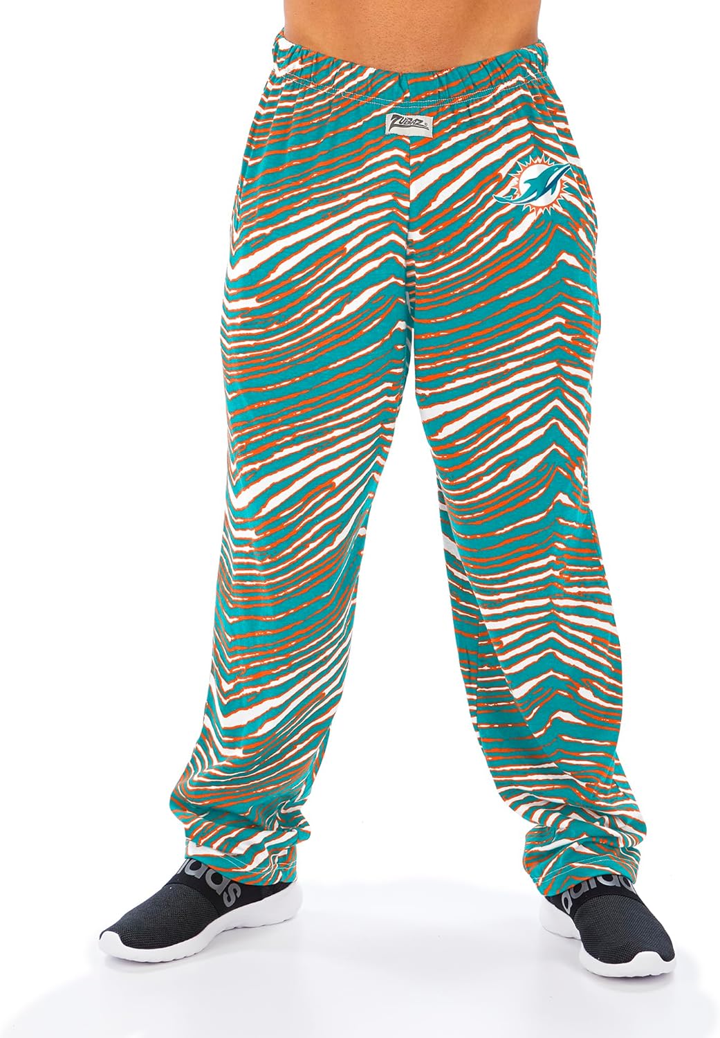 Zubaz Men's Zebra Track Pant: Show Your Team Spirit Boldly