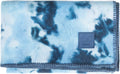Funky Junque Blue Tie Dye Viscose Baby Blanket - Ultra Soft 30 x 35 in