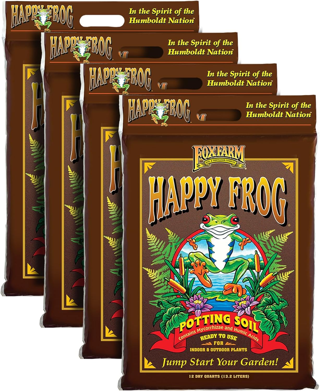 FoxFarm Happy Frog Potting Soil for Thriving Indoor Plants