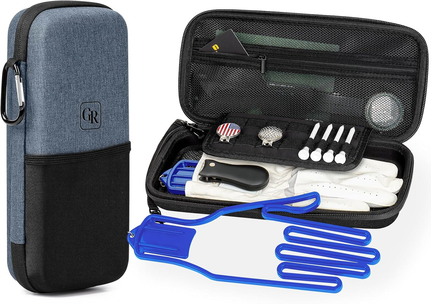 GLORIEROO Odor-Absorbing Golf Glove Holder Case - Keep Gear Fresh!