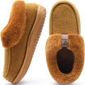 COFACE Women's Memory Foam Moccasin Slippers - Warm Arch Support upper